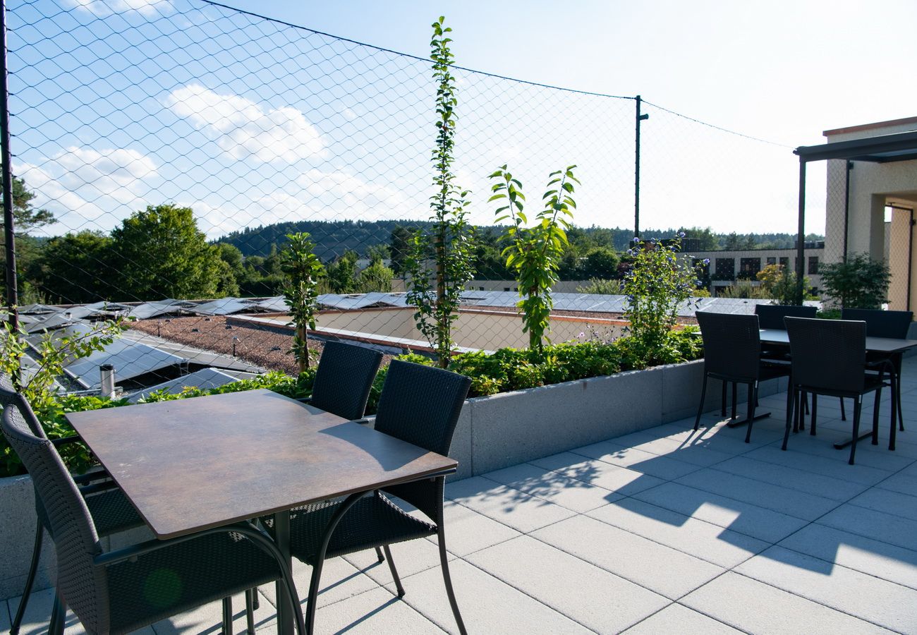 Terrasse Station Abhängigkeitserkrankungen Haus B