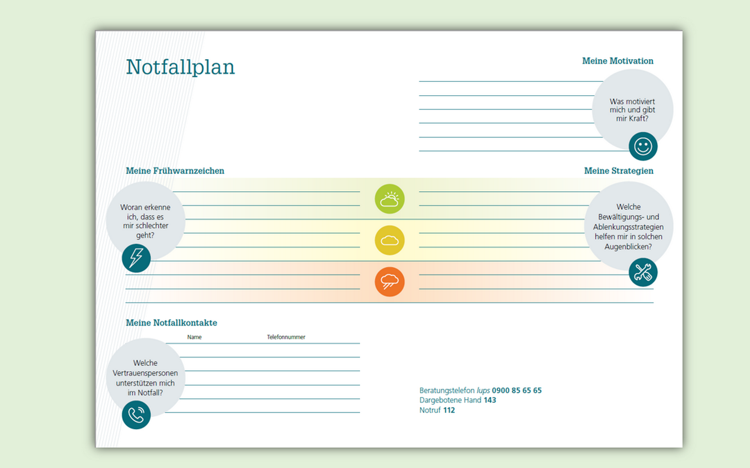 Notfallplan und -karte - Luzerner Psychiatrie AG